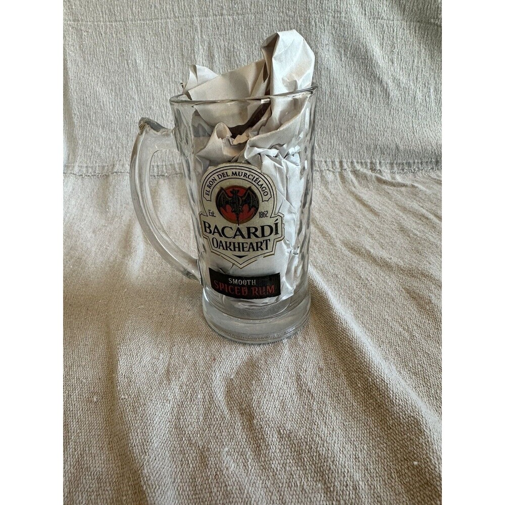 16oz Bacardi Spiced Run Glass Mug